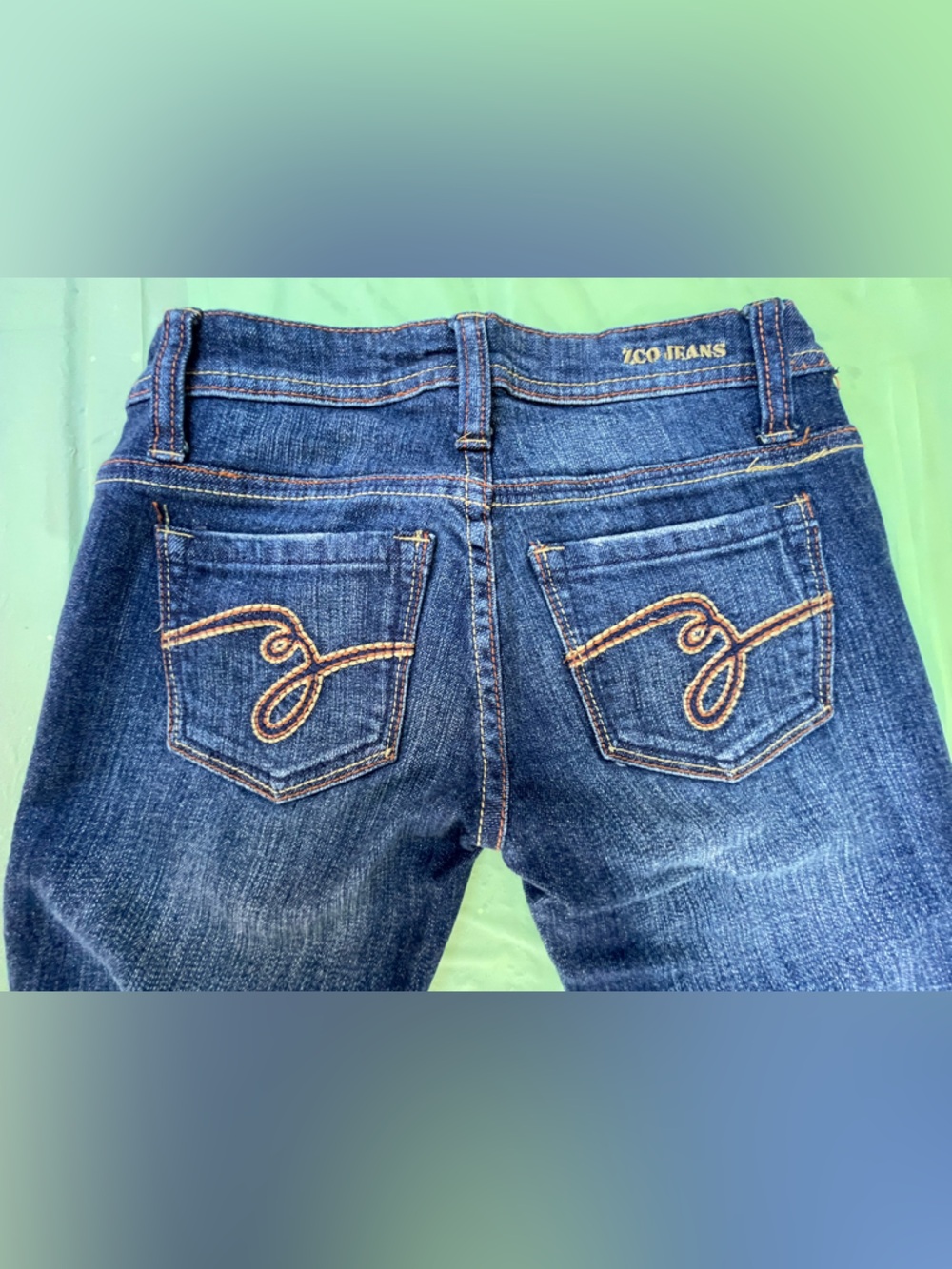 LOW RISE Y2K Z Co JEANS VINTAGE NEW WITHOUT THE TAGS SIZE 0 JUNIORS
